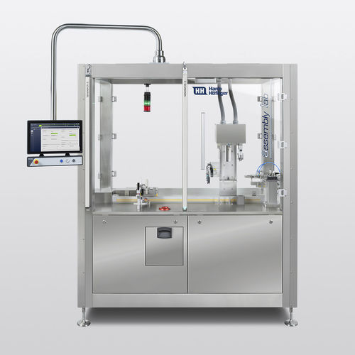 Machine d'assemblage semi-automatique - HOEFLIGER - pour applications médicales / linéaire