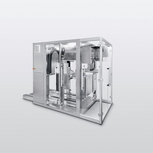 Système de chargement et déchargement pour palettes - TS - HOEFLIGER - de seringues / pour produits pharmaceutiques / de tube