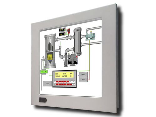 Moniteur à écran tactile résistif à 5 fils - PML012 - PANEL Srl - TFT / LCD / industriel