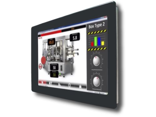 Panel PC à écran tactile résistif à 5 fils - PSG118 - PANEL Srl - rétroéclairage à LED / LCD / TFT LCD