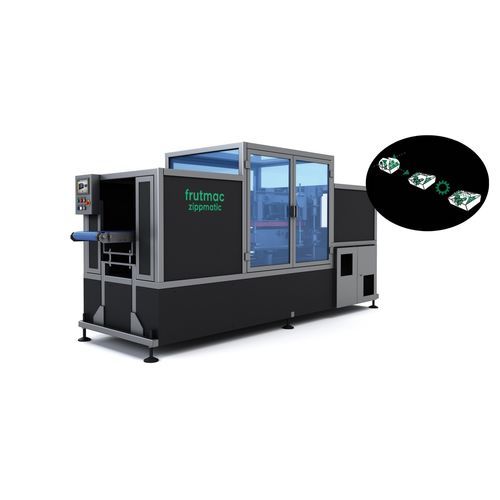 Machine d'emballage semi-automatique - Zippmatic - FRUTMAC SRL - à mouvement continu / pour carton / pour l'industrie agroalimentaire
