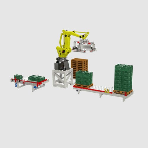 Palettiseur robotisé - RoboPal C - Intec - couche par couche / de palettes / de cartons