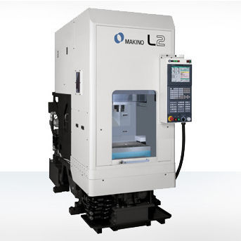 Centre d'usinage CNC 3 axes - L2 TABLE - MAKINO Milling Machine - vertical / HSK-A50 / 30 outils