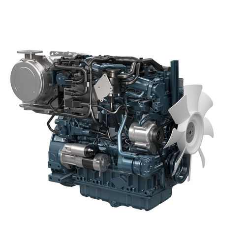 Moteur diesel - V2607-CR-T-E4B - KUBOTA Engine - en ligne / à rampe commune / à carburant