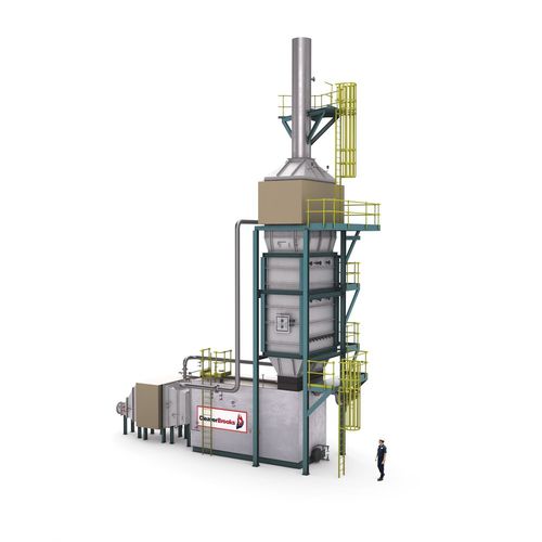 Chaudière à fluide thermique - Max-Flow®  - Cleaver-Brooks - d'eau chaude / à gaz / horizontale
