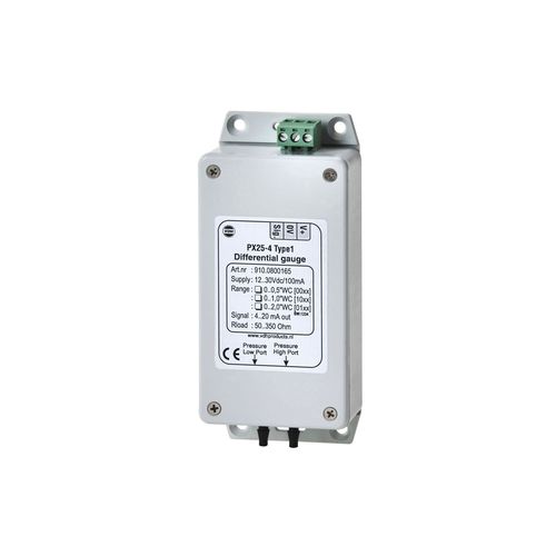 Capteur de pression différentielle - PX 25-4  - VDH Products BV - élément sensible / 4-20 mA / 24 Vcc