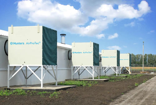 Groupe de filtration de pression - AirProTec - Munters - à air / automatique / refroidissant