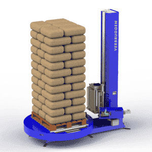Banderoleuse à plateau tournant - VTW - Verbruggen Palletizing Solutions - verticale / automatique / à frein électromagnétique