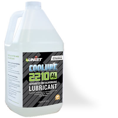 Huile lubrifiante - Coolube® 2210AL - Unist, Inc. - de coupe / pour aluminium / pour acier inoxydable