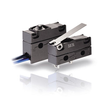 Interrupteur à levier - DCJK - ZF switches and sensors - à ressort / unipolaire / IP67