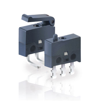 Interrupteur ultraminiature - DH Series - ZF switches and sensors - à ressort / SPDT / IP40
