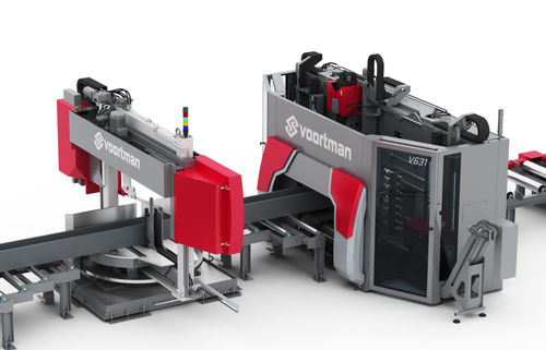 Machine à scier de perçage - Voortman Steel Machinery - à ruban / pour métaux / pour profilés