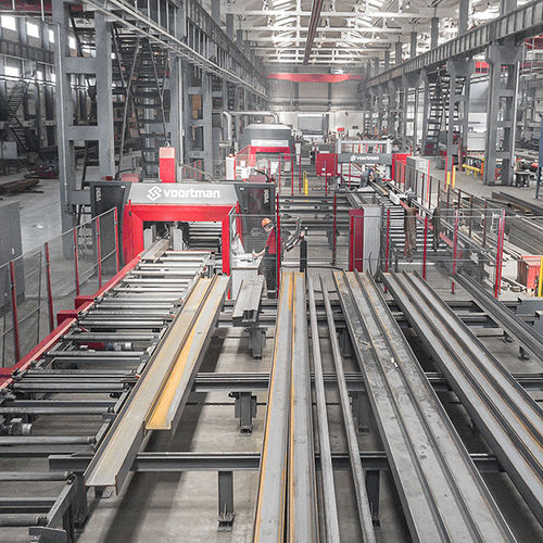 Ligne de production de profilés - MSI - Voortman Steel Machinery - automatisée