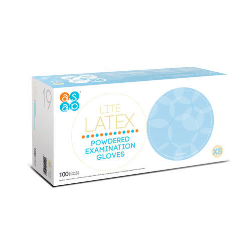 Gants en latex - ASAP INTERNATIONAL SDN BHD - de laboratoire / pour l'industrie agroalimentaire / pour l'industrie chimique