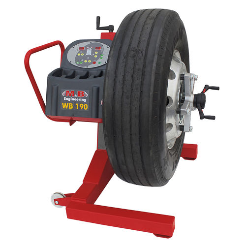 Équilibreuse de roues pour voiture - WB 190 - M & B Engineering S.r.l. - pour camions / pour bus