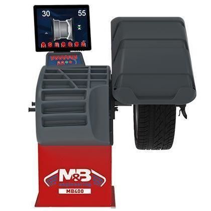 Équilibreuse de roues pour voiture - MB400 - M & B Engineering S.r.l. - pour véhicule commercial / automatique / assistée par ordinateur