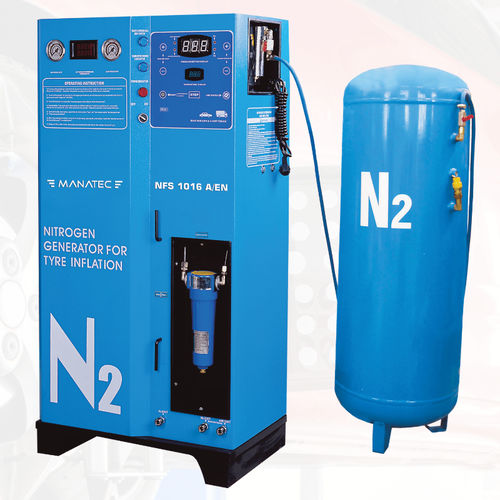 Générateur d'azote PSA - NFS 1016 A EN - Manatec Electronics Pvt. Ltd. - sur site / avec unité de remplissage de bouteilles / automatique