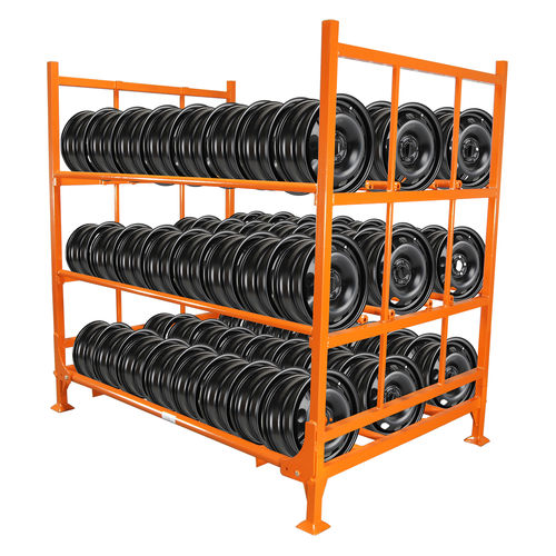 Rayonnage pour pneus - MWR-MUTR - Martins Industries - superposable / en acier / 3