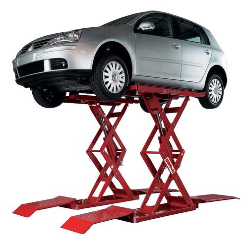 Pont élévateur à doubles ciseaux - Ippo 36 LX - O.ME.R. SpA - 3,5 tonnes / électrohydraulique / pour voiture