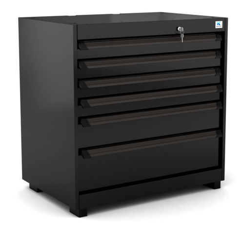 Armoire de stockage - WB-DC96.1 - RO & Co. S.p.A. Keen Space - au sol / à 6 tiroirs / en aluminium