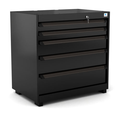 Armoire de stockage - WB-DC95.1 - RO & Co. S.p.A. Keen Space - au sol / à 5 tiroirs / en aluminium