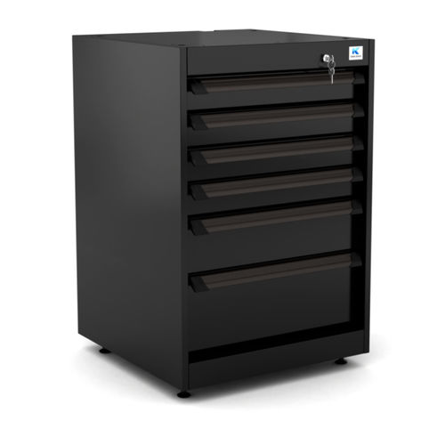 Armoire de stockage - WB-DC66.1 - RO & Co. S.p.A. Keen Space - au sol / à 6 tiroirs / en aluminium