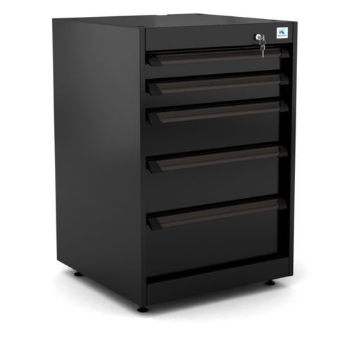 Armoire de stockage - WB-DC65.1 - RO & Co. S.p.A. Keen Space - au sol / à 5 tiroirs / en aluminium