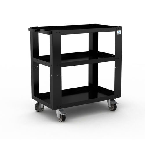 Chariot de stockage - WB-T3.2 - RO & Co. S.p.A. Keen Space - 3 niveaux / compact / avec frein