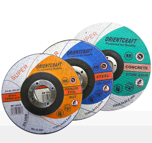 Meule de rectification - 202.00 - Lianyungang Orientcraft Abrasives Co., Ltd. - plate / en inox / en fonte