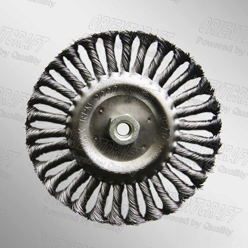 Brosse circulaire torsadée - 600.16 - Lianyungang Orientcraft Abrasives Co., Ltd. - de ponçage / métallique / pour applications automobiles