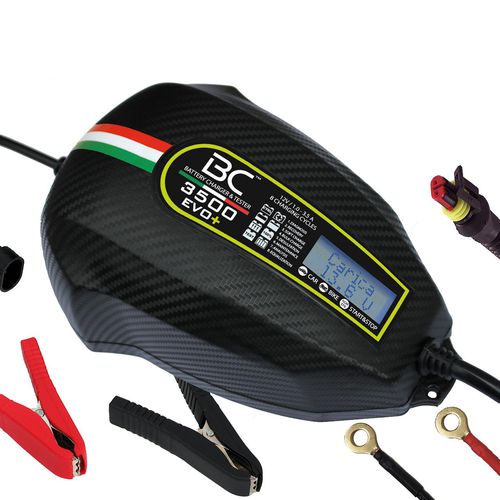 Chargeur de batterie intelligent - BC 3500 EVO + - BC Battery Controller - Forelettronica Srl - pour voiture / pour moto / de bureau
