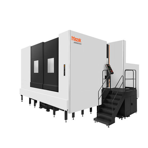Centre d'usinage CNC 3 axes - HCN-Q - Mazak - horizontal / à double colonne / avec table rotative