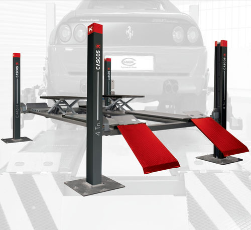 Pont élévateur 4 colonnes - C450XL  - Cascos Maquinaria, S.A. - 5 tonnes / électrohydraulique / pour voiture