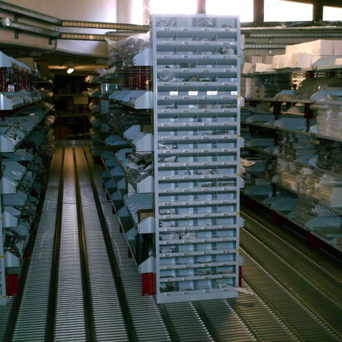 Rayonnage pour entrepôt de stockage - Mobilfer S.R.L. - à tiroirs / pour boîtes / pour outillage