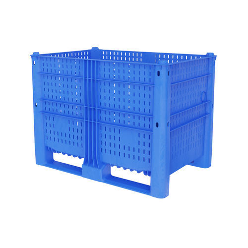 Caisse-palette en plastique -  Ecoline 590 - DOLAV - ajourée / normalisée / renforcée