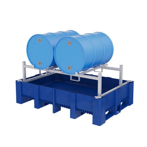 Bac de rétention multiusage - 53003061 - DOLAV - 2 fûts / en plastique / rigide