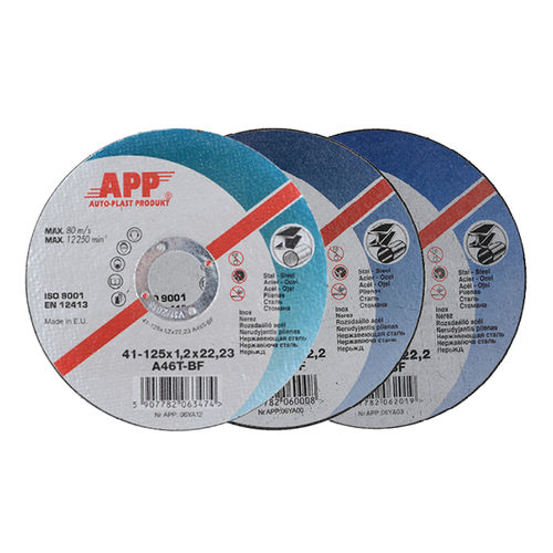 Disque à tronçonner pour acier inoxydable - APP SDC - APP sp. z o.o. - en acier
