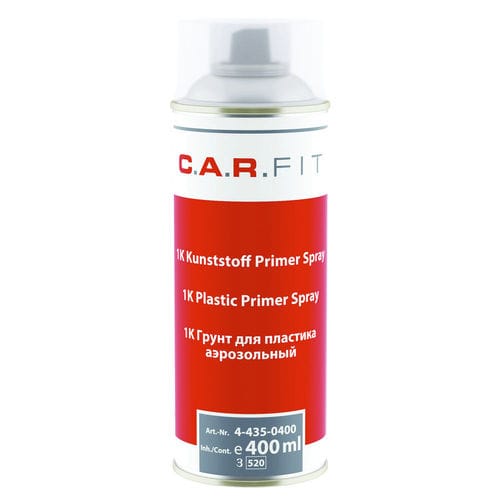 Primaire en spray - 4-435-0400 - August Handel GmbH - CARFIT - à séchage rapide / pour plastique / argenté