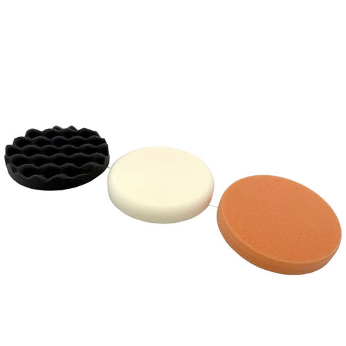 Disque de polissage en mousse - 5-100 series - August Handel GmbH - CARFIT - doux / à fermeture velcro