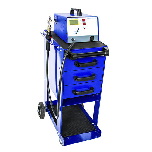 Système de réparation de carrosserie sur chariot - 10470 - BETAG Innovation - avec soudeuse