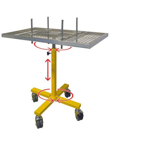 Table rotative pour applications de peinture - Twister - B-TEC GmbH - manuelle / horizontale / verticale