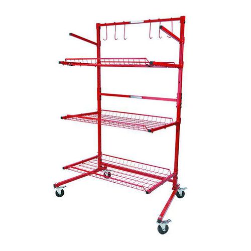 Chariot de transport - B series - DNTH ApS - INNOVATIVETOOLS.EU - en métal / 3 niveaux / à plate-forme grillagée