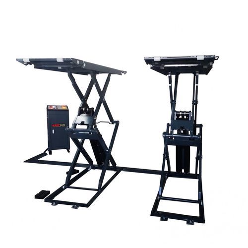 Pont élévateur à ciseaux - 9815 - KROFtools Professional Tools - 3 tonnes / hydraulique / électrique