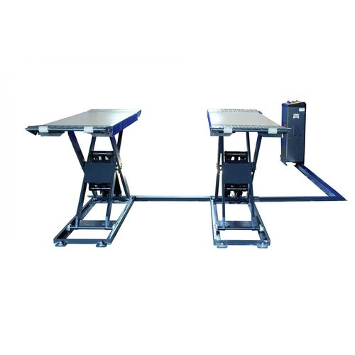 Pont élévateur à ciseaux - 9818 - KROFtools Professional Tools - 3 tonnes / électrohydraulique / pour voiture