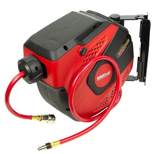 Enrouleur de tuyau - 2074 - KROFtools Professional Tools - manuel / fixe / PVC