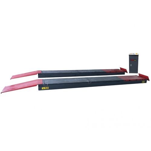 Pont élévateur à doubles ciseaux - 9823 - KROFtools Professional Tools - hydraulique / pour voiture