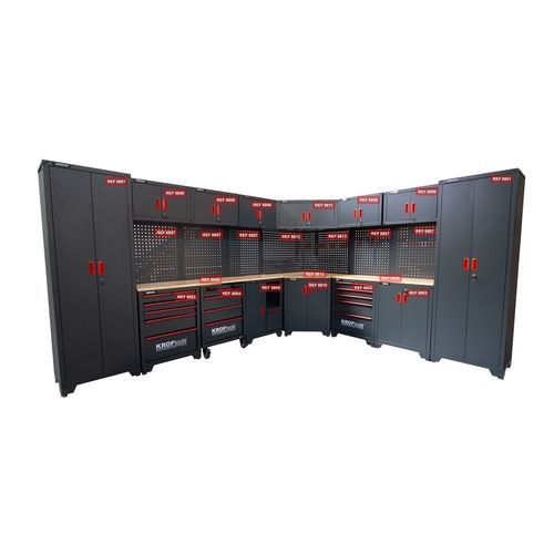 Armoire d'atelier - 8807 - KROFtools Professional Tools - au sol