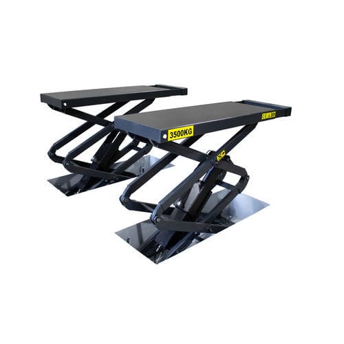 Pont élévateur à ciseaux - 9810MO - KROFtools Professional Tools - 3,5 tonnes / hydraulique / électrohydraulique