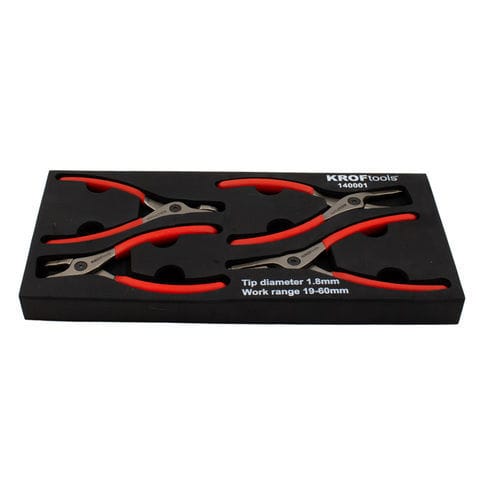 Jeu de pinces à circlips - 140001 - KROFtools Professional Tools