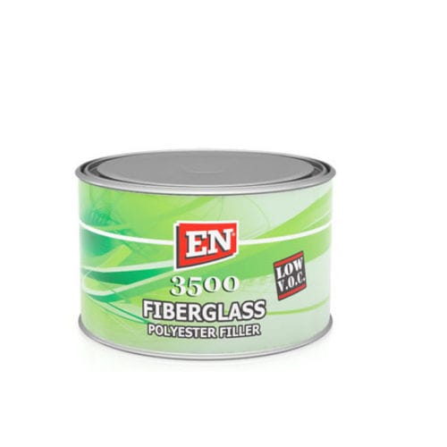Mastic en polyester - 3500 Fiberglass - EN Chemicals S.A. - bi-composant / pour le traitement de surface / pour automobile
